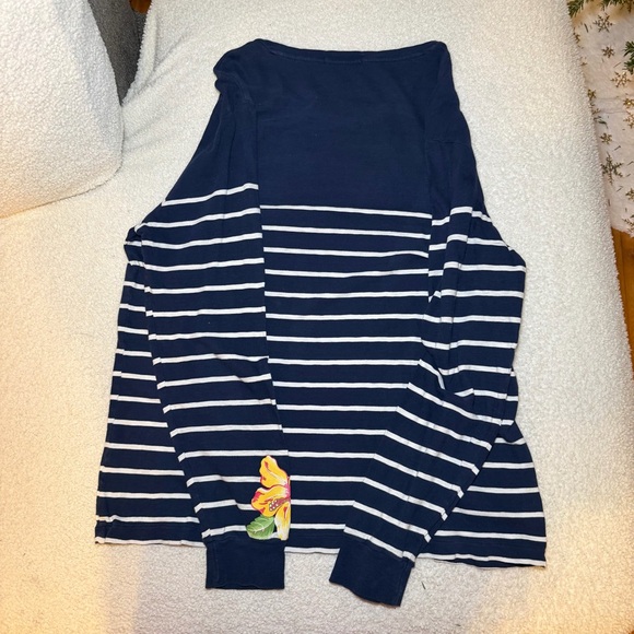 Polo Ralph Lauren Long Sleeve Floral Stripe Print Tee Men - Picture 11 of 12